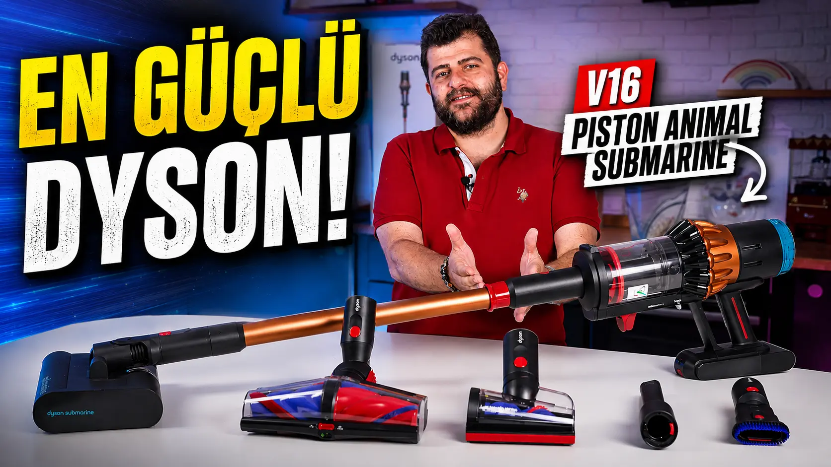 Dyson V16 Piston Animal Submarine ıslak kuru kablosuz süpürge inceleme