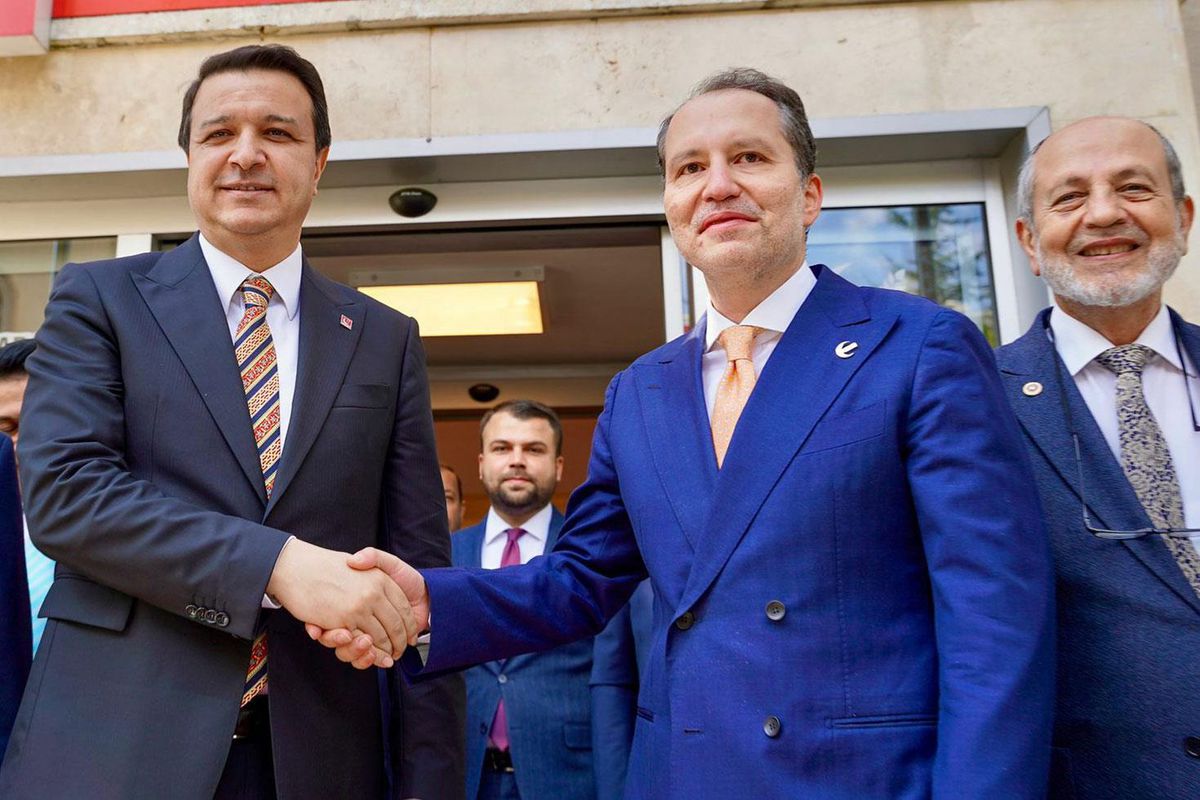 Mualefette yeni ittifak trafiği: Fatih Erbakan, Mahmut Arıkan’ı ziyaret etti