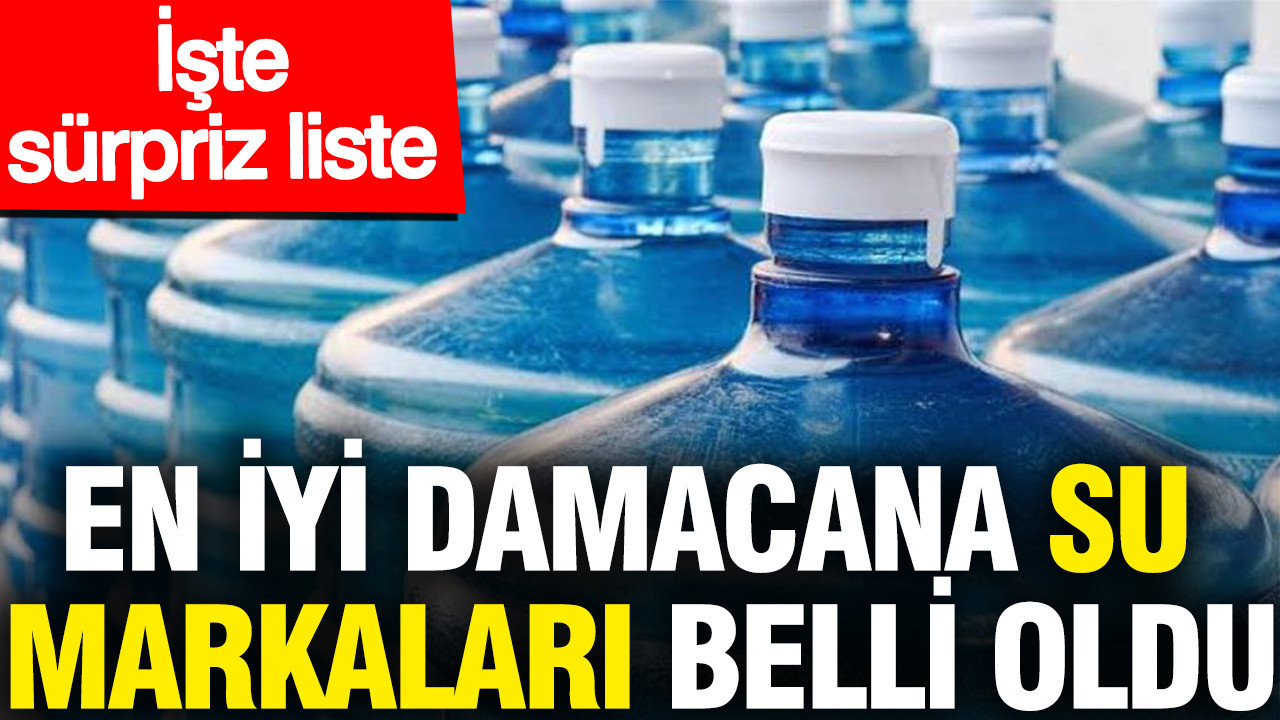 En iyi su markaları belli oldu: İşte sürpriz liste