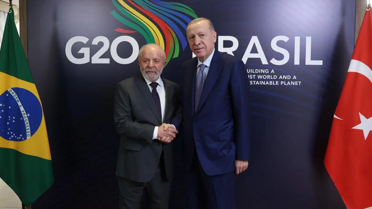 Erdoğan, Brezilya Devlet Başkanı Silva ile görüştü